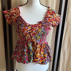 Patrons of Peace Floral Top
